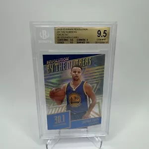 Stephen Curry 2016-17 Panini Revolution #1 By The Numbers GALACTIC SP BGS 9.5 - Picture 1 of 3
