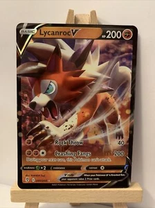 Lycranroc V 091/203 Evolving Skies Ultra Rare Pokémon TCG Card NM/M - Picture 1 of 2