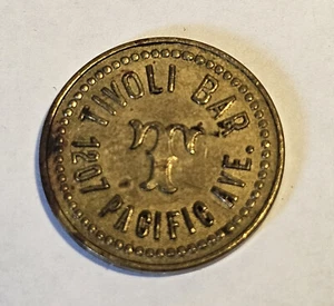 Tivcoli Bar Tacoma, WA ottone buono per gettone # 1493 - Foto 1 di 2