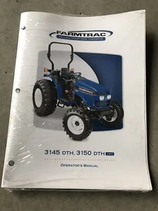 New Genuine Farmtrac 3145 DTH 3150 DTH Tractor Operators Operation Manual - Picture 1 of 2