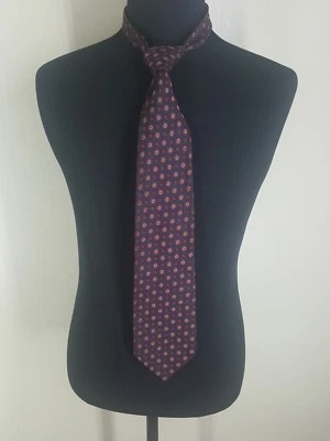 POLO por Ralph Lauren Vintage Hecho en EE. UU. Corbata de seda 4 1/4" X 57" nudo grueso Foto 1 de 4