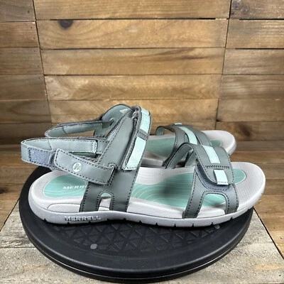 Sandalias deportivas de surf Merrell para mujer talla 10 verde Sedona correa con punta abierta Foto 1 de 4