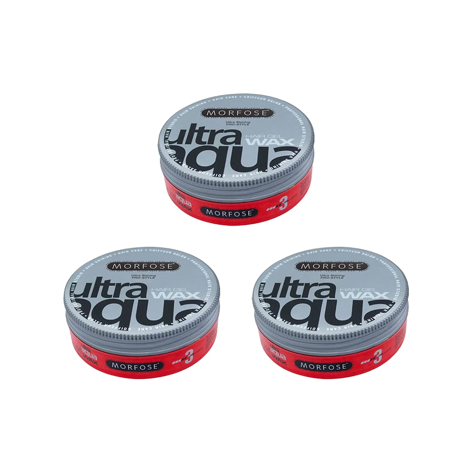 3x Morfose Aqua Gel Wax & Briyatin Haarwachs Matt & Glanz 175ml | Versch. Sorten - Bild 1 von 1