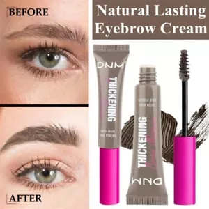 Eyebrow Tattoo Semi-permanent Makeup Eyebrow Gel Tint Dye Enhancer Cream Beauty - Picture 1 of 31