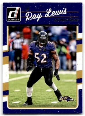 2016 Donruss Ray Lewis Baltimore Ravens #28 - Image 1 of 2