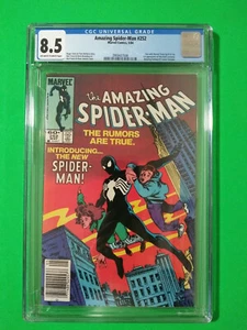 AMAZING SPIDER-MAN # 252 MAY 1984 Black Costume CGC Grade 8.5 Marvel Comics - Picture 1 of 2