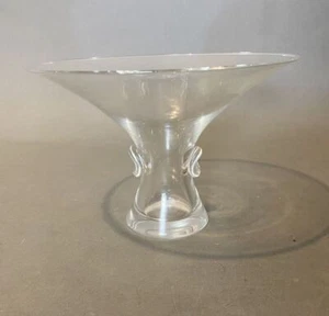 Vintage Steuben Art Glass 5" Flared Compote Vase - Picture 1 of 8