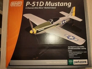 PARKZONE P-51D MUSTANG BNF Spektrum 2.4 GHZ 4- Channel Ultra- Micro Warbird Clas - Bild 1 von 5