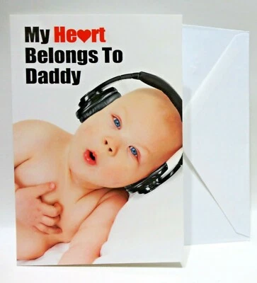 NobleWorks Greeting Card -"My Heart Belongs To Daddy" Happy Father's Day  098426 - Image 1 of 2
