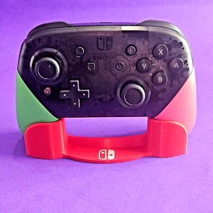 Nintendo Switch Pro Controller Stand Mount 👾 Joy-Con Remote HAC-013 Red - Picture 1 of 2