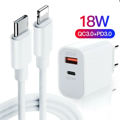 CARICATORE CAVO COMPATIBILE PER IPHONE 11 12 13 SAMSUNG S 20 21 Note USB TYPE C - Immagine 1 di 4