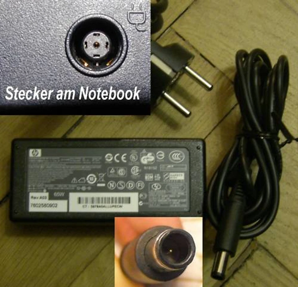 Ladekabel Original HP Compaq G50 G51 G61 G62 G71 G72  6715b 6715 HDX16 Netzteil - Bild 1 von 1