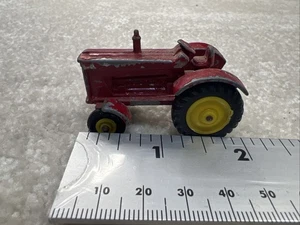 Vintage Metal Tootsie Tractor Red Massey? 1/64 Scale Loose C9 - Picture 1 of 4