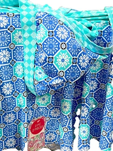 Traje de baño para mujer Stella Parker 2 piezas, XL, encanto azul - Imagen 1 de 3