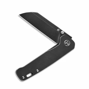 QSP Knives Penguin Liner Lock 130-O coltello nero 154 cm e titanio nero - Foto 1 di 3