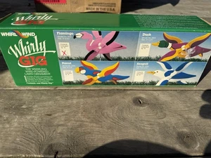Whirlwind Whirly Gig Garden Flamingo 30” Mounting Rod Wind Spinner - NEW! VNTG!! - Picture 1 of 5