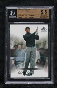 2004 SP Authentic Tiger Woods #37 BGS 9.5 GEM MINT - Picture 1 of 3