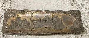 Antique Art Nouveau High School, Train depot, Main Street Tray Marshalltown Iowa - Picture 1 of 10