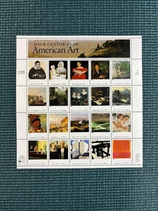 Scott #3236: Four Centuries of American Art MNH Sheet of 20. - Picture 1 of 1