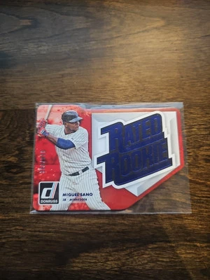 2016 Panini Donruss Rated Die-Cuts Blue /999 Miguel Sano #RRDC1 Rookie RC - Image 1 of 2