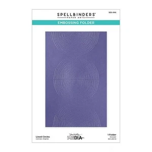 Carpeta de Grabado Spellbinders - Colección Botánica Moderna - Círculos Forrados (por - Imagen 1 de 3