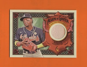 2022 Topps Allen and Ginter Relics #AGRA-RAJ Ronald Acuna Jr. - Bild 1 von 2