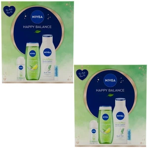 Nivea Set de Regalo Happy Balance 2 X 4teilig Gel Ducha - Loción Corporal - Deo - Imagen 1 de 2