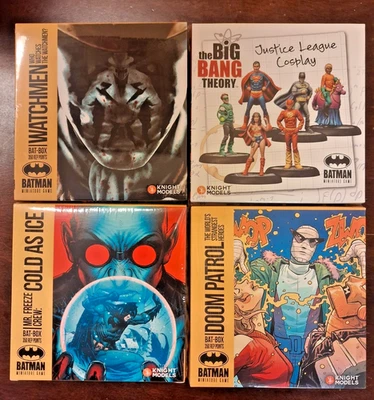 Batman Miniature Game - Bat Box Combo Pack - Lot of 4 New Miniature Kits! - Image 1 of 2