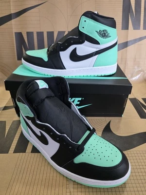 Nike Air Jordan 1 Retro Alto OG Verde Brillo Blanco Negro DZ5485 130 Para hombres Talla 13 Foto 1 de 4
