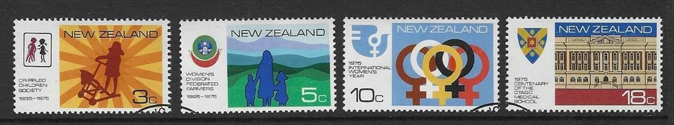4 New Zealand stamps used (Anniversaries)($1.25 Bargain) - Image 1 of 1