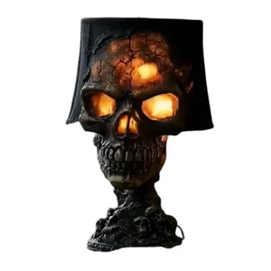 Multipurpose Resin LED Light Skeleton Desk Lamp with Cable Halloween Decoration - Picture 1 of 8