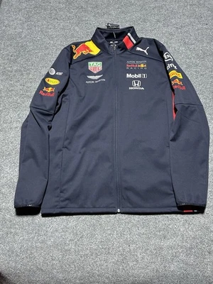 Puma & Red Bull Softshell Jacket Formula1 Aston Martin Mobil1 Honda size XL NWT  - Image 1 of 4