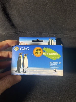 Cartucho de tinta G&G 920XL BK para HP OfficeJet 6000 6500 Foto 1 de 4