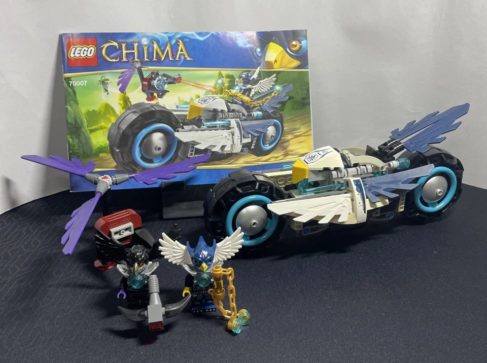 LEGO 70007: Legends Of CHIMA - Eglor's Twin Bike - 100% Complete & Instructions - Image 1 of 4