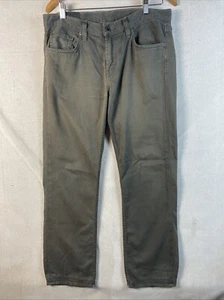 J Brand Men's Jeans Sz 32 Green Rustic Earth Cotton - Picture 1 of 8