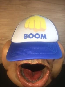 VINTAGE 80’s 💥BOOM TRUCKER PARTY HAT BEACH HAT SNAPBACK RODEO RETRO CAP - Picture 1 of 10