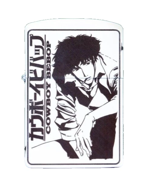 Cowboy Bebop Spike Faye Manga Anime Custom Kerosene Windproof Refillable