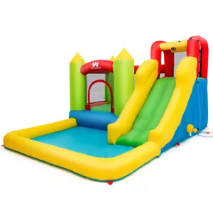 Casa de rebote inflable al aire libre BOUNTECH tobogán de agua salto escalada mejor piscina de chapoteo - Imagen 1 de 6
