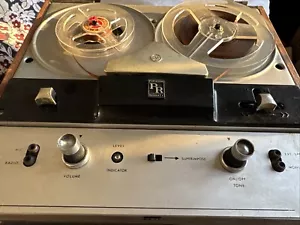 Vintage Reel To Reel Portadyne Portable Tape Player BSR - Picture 1 of 10