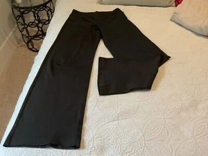 Ativa Womens Activewear / Yoga Pants Black Stretch Wide Leg Elastic Waist Size S - Picture 1 of 7