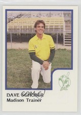 1986 ProCards Madison Muskies Dave Schober