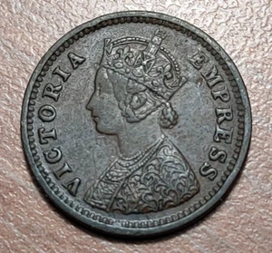 INDIA BRITANICA BRITISH INDIA VICTORIA 1/12 ANNA 1889 - Imagen 1 de 2