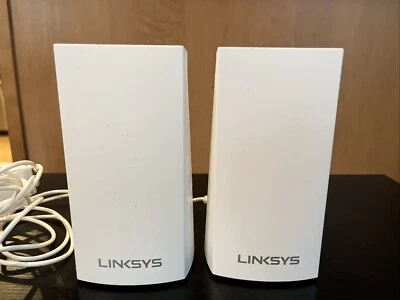 Linksys Velop WHW01 AC3900 Whole Home Mesh WiFi System 2-pack. - Image 1 of 4