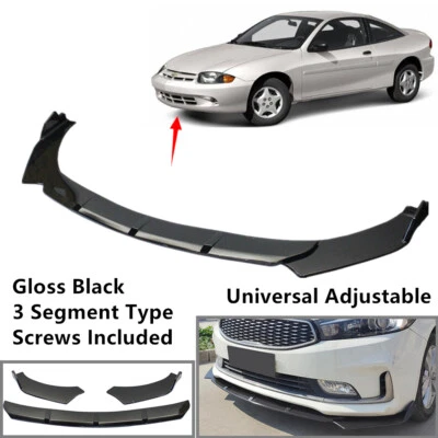 Add-on Universal Fit For Chevrolet Cavalier Front Bumper Lip Spoiler Splitter  Foto 1 de 4
