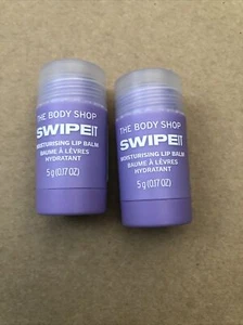 2 X Body Shop Swipe it Moisturising Lip Balm Blueberry 🫐🫐 (NEW) Worth £16 - Picture 1 of 2
