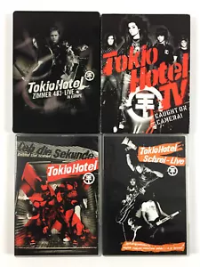 Tokio Hotel / Coffret Lot 4 DVD / TV Caught on Camera + Steelbook Zimmer 483... - Picture 1 of 5