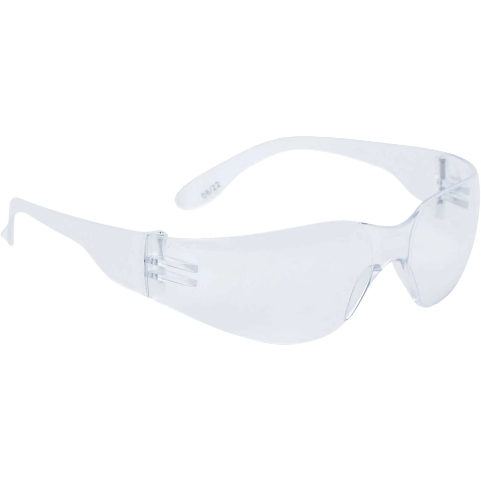 DELTAPLUS Delta Plus BRAVA2 CLEAR Lightweight Anti-Scratch Safety Glasses – UV Protection