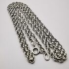 Vintage Fine Jewelry Chain, 925 Sterling Silver, Signed 16,13g