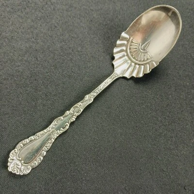 Cuchara de azúcar Simeon L George H Rogers plateada mermelada bayas 5 7/8" Foto 1 de 4