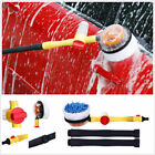 Car Wash Brush Extendable Pole Car Care Automatic Rotate Washing Brush Cleaning